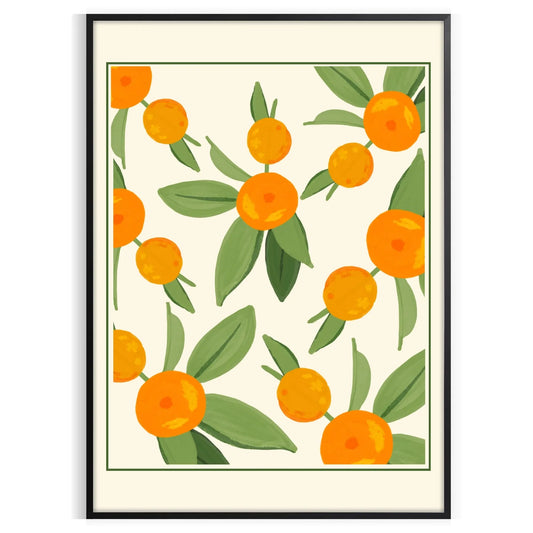 kitchen citrus poster vibrant green white hues stunning wall art fresh touch home decor gift lovers enthusiasts sizes A4 cm A0