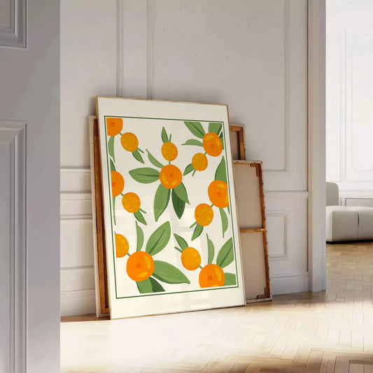 kitchen citrus poster vibrant green white hues stunning wall art fresh touch home decor gift lovers enthusiasts sizes A4 cm A0