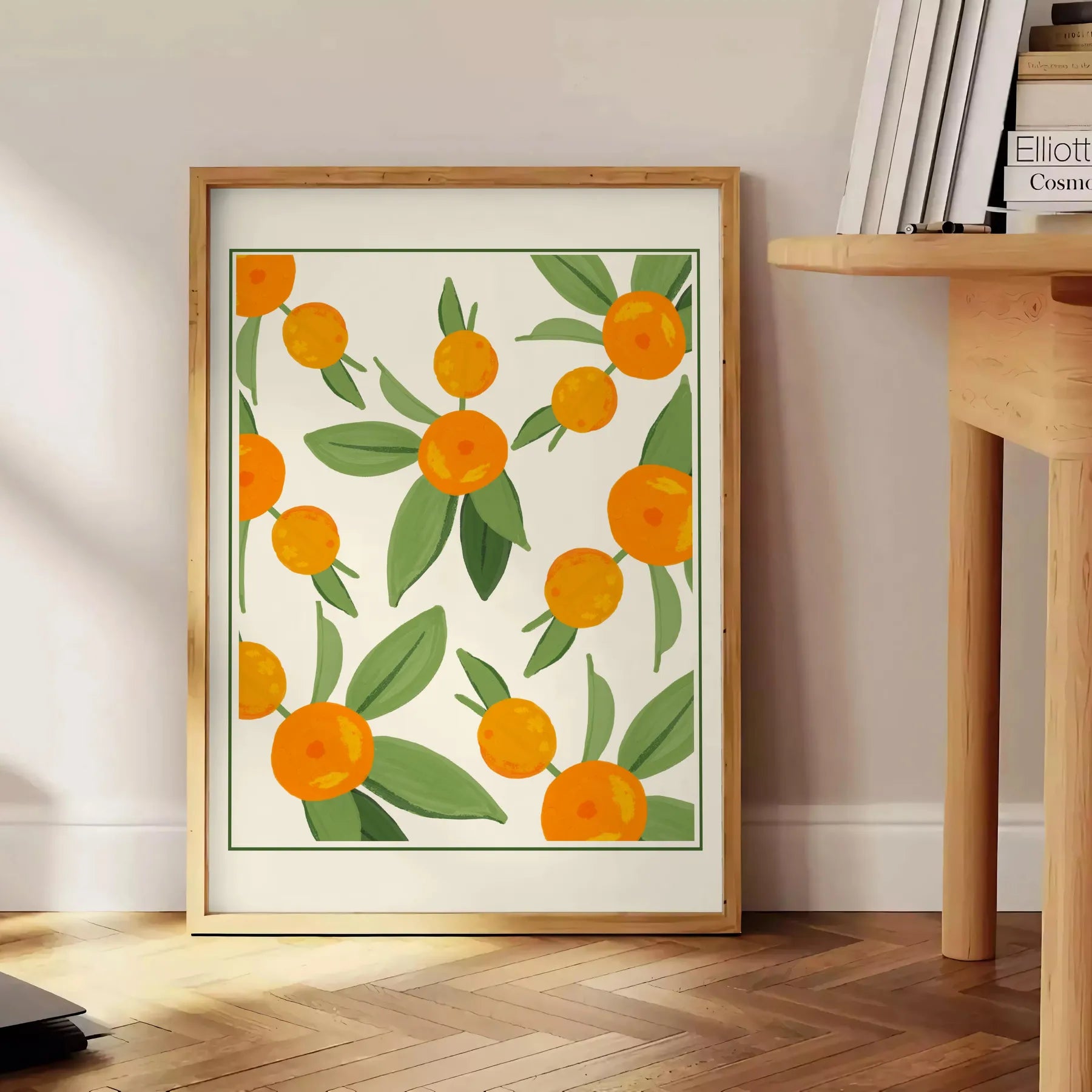 kitchen citrus poster vibrant green white hues stunning wall art fresh touch home decor gift lovers enthusiasts sizes A4 cm A0